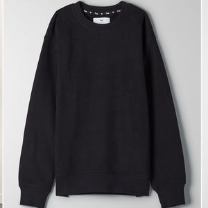 ARITZIA TNA THE COZY FLEECE PERFECT CREW